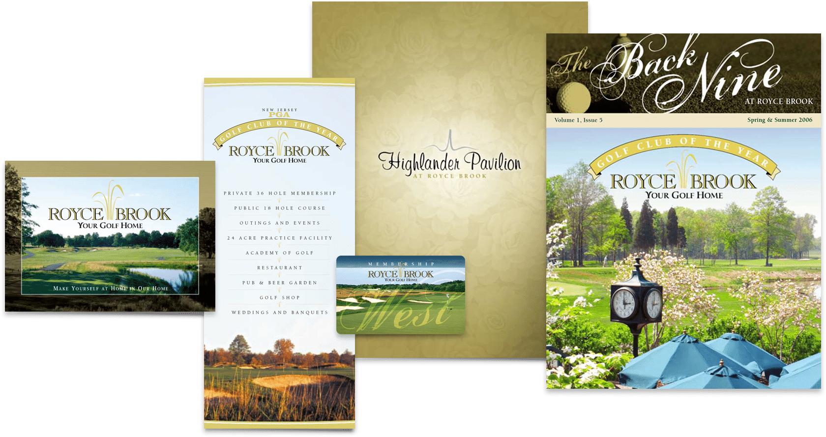 Collateral design examples by a NJ branding specialist